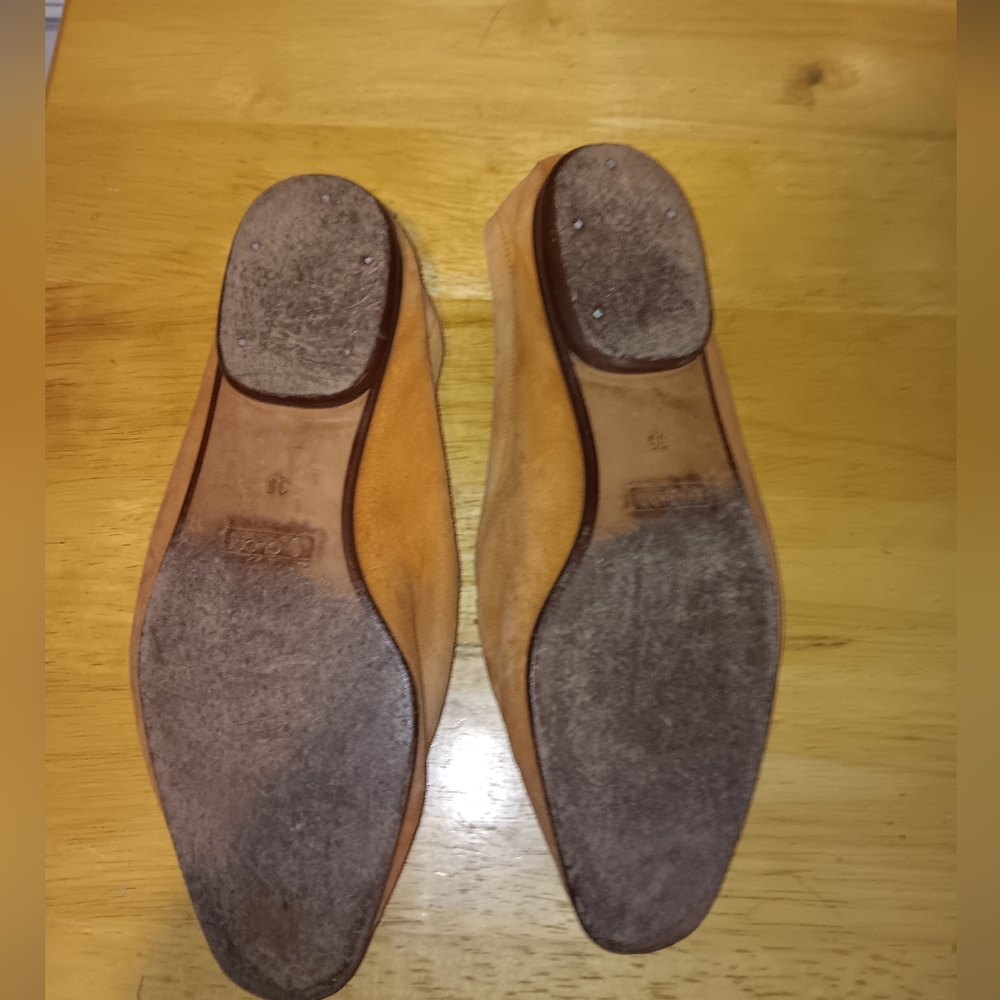 Gucci GG Horsebit Suede And Leather Loafers Size 35 - Picture 5 of 5